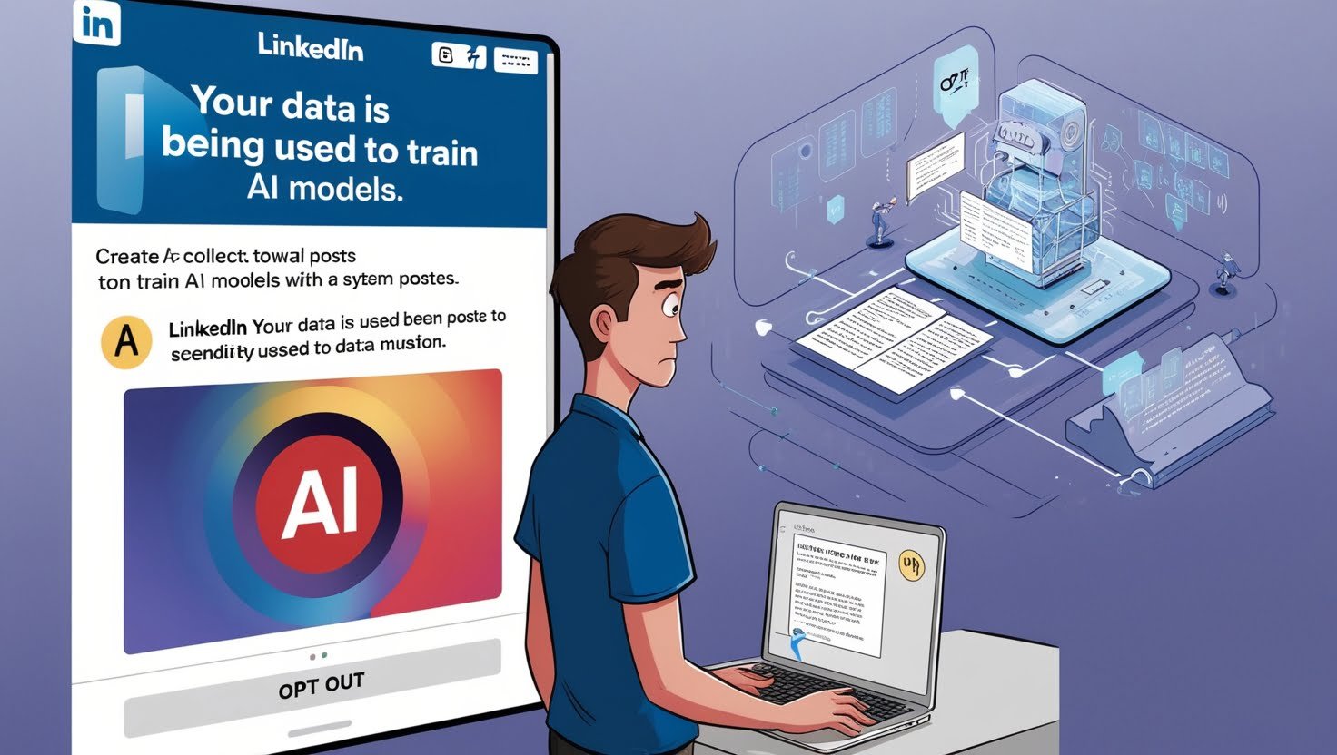 Linkedin training ai model