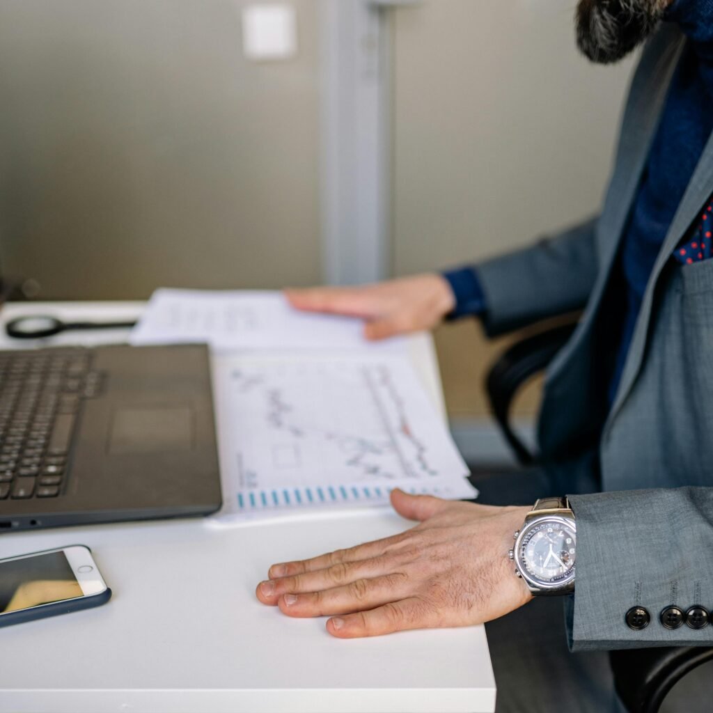 Person reviewing privacy settings on their computer