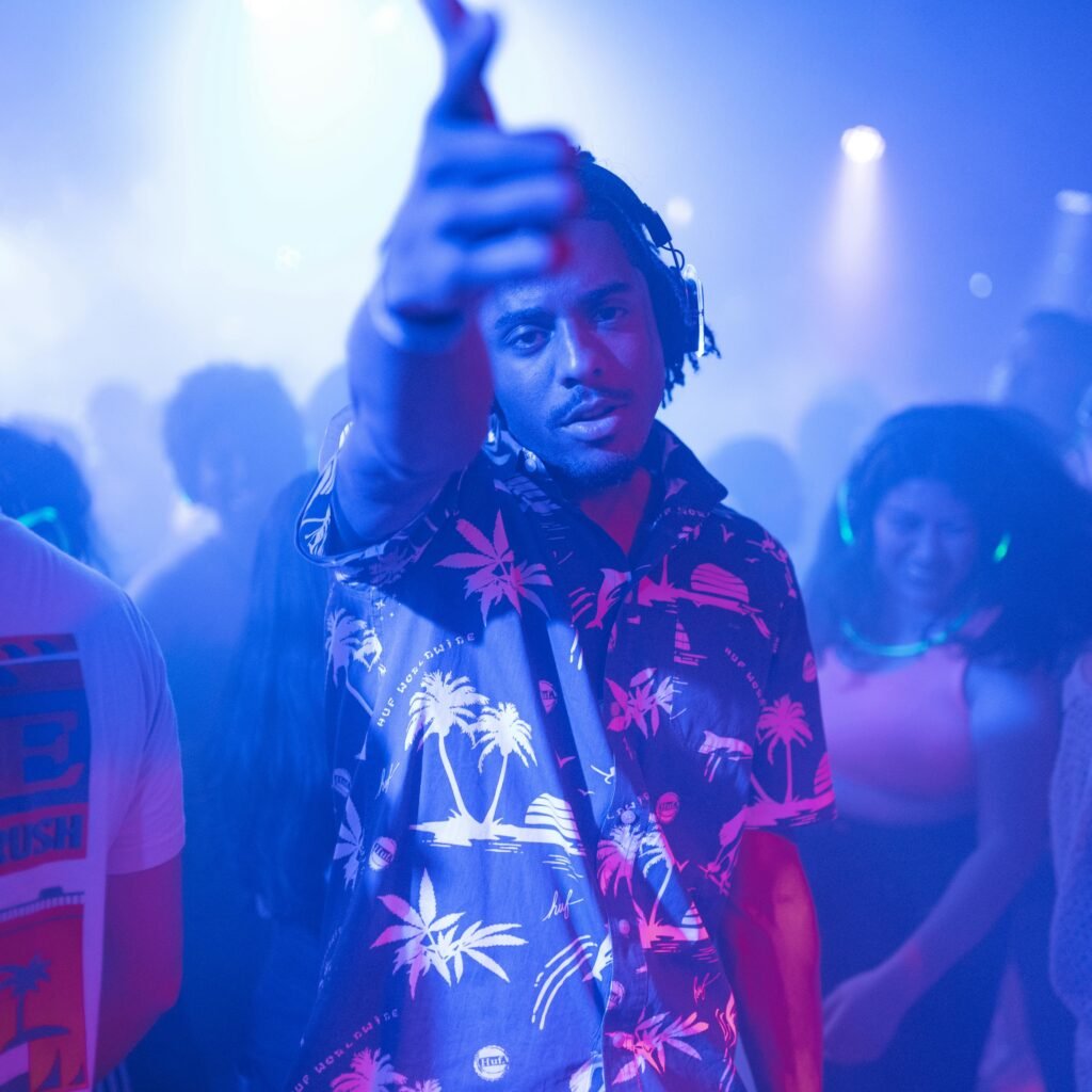 Energetic crowd enjoying the atmosphere at Laneway Festival