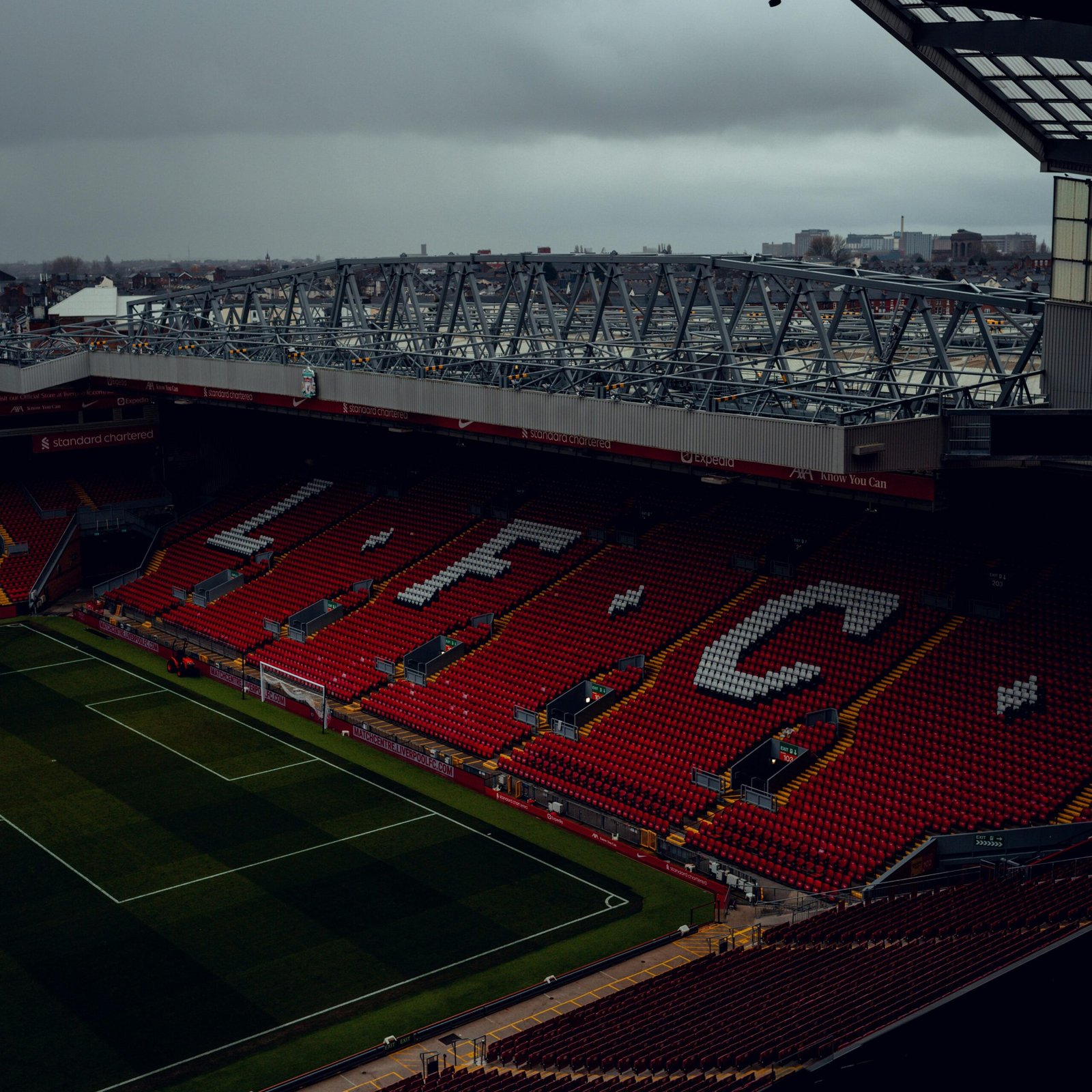 Anfield Stadium, home of Liverpool FC
