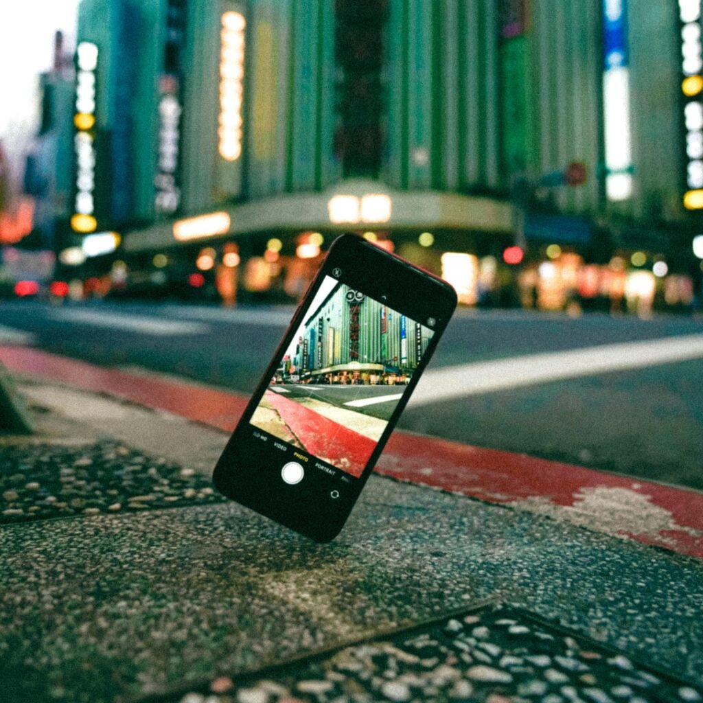 Busy street scene in Tokyo, Japan