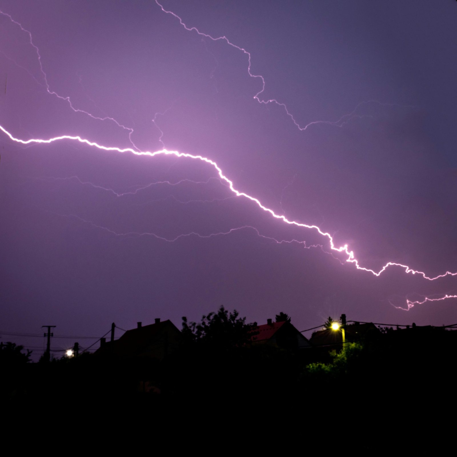 Dramatic severe storm clouds over Sydney, Australia